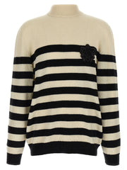 Balmain Bicolor Wool Cardigan