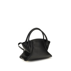 Balmain Black Calf Leather Bos Taurus Shoulder Bag