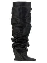 Balmain Black Calfskin Over The Knee