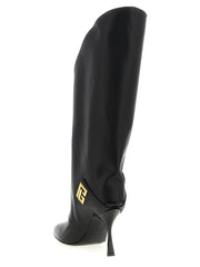 Balmain Black Calfskin Over The Knee