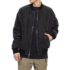 Balmain Black Cotton Bomber