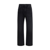 Balmain Black Cotton Jeans Denim