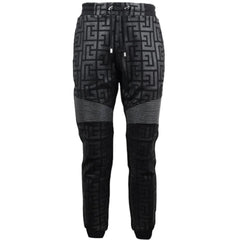 Balmain Black Cotton Men Jogging Pant - M - Joggers