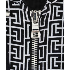 Balmain Black Cotton Men’s Sweater - Sweatshirts