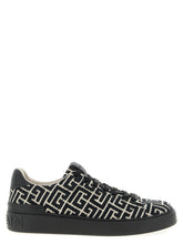 Balmain Black Cotton Sneakers