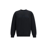 Balmain Black Cotton Sweatshirt