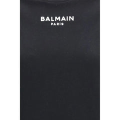 Balmain Black Cotton T-Shirt