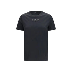 Balmain Black Cotton T-Shirt