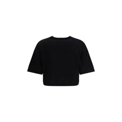 Balmain Black Cotton T-Shirt - S