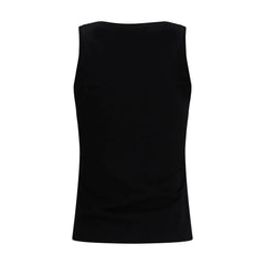 Balmain Black Cotton Top - L