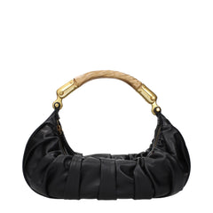 Balmain Black Leather Handbag