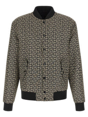 Balmain Black Polyamide Bomber