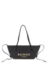 Balmain Black Polyamide Tote Bag