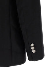 Balmain Black Virgin Wool Blazer - IT50 | L
