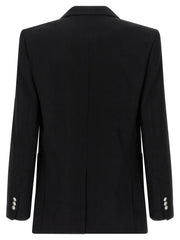 Balmain Black Virgin Wool Blazer - IT50 | L