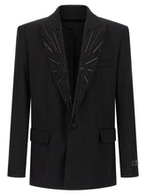 Balmain Black Virgin Wool Blazer - XXL