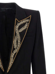 Balmain Black Viscose Blazer - IT52 | XL