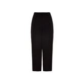 Balmain Black Viscose Casual Pants - IT48 | M