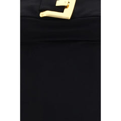 Balmain Black Viscose Cocktail Dress - IT36 | XS