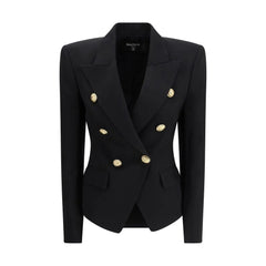Balmain Black Wool Jackets And Coat - IT40 | M