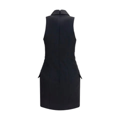 Balmain Black Wool Oves Aries Casual Dress - 34 | XXS