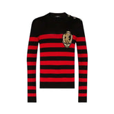 Balmain Black Wool Sweater - Sweaters