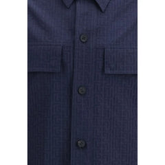 Balmain Blue Cotton Coat - IT52 | XL