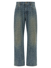 Balmain Blue Cotton Straight-Leg Jeans - W34