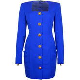 Balmain Blue Wool Dress - IT40|S - Dresses