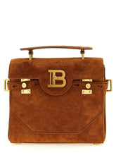 Balmain Brown Calfskin Handbag