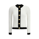 Balmain Contrast trim Cardigan - Cardigans