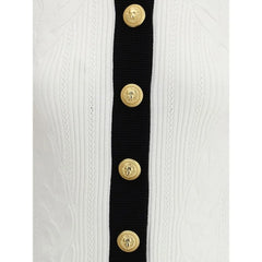 Balmain Contrast trim Cardigan - Cardigans