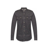 Balmain Cotton Denim Shirt - Shirts
