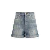 Balmain Denim Shorts - Denim Shorts