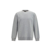 Balmain Gray Cotton Sweatshirt