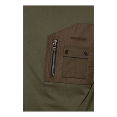 Balmain Green Cotton T-Shirt - L - T-Shirts