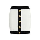 Balmain Knit mini Skirt - Skirts