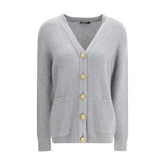 Balmain Long Cashmere Cardigan with buttons - Cardigans