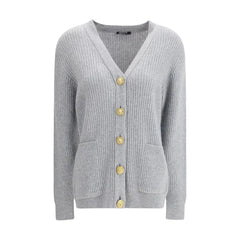 Balmain Long Cashmere Cardigan with buttons - Cardigans
