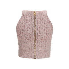 Balmain Multicolor Viscose Sleeveles T-Shirt