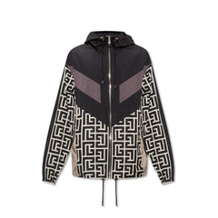 Balmain Nylon Monogram Jacket - Sport Jackets