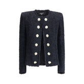 Balmain Tweed Spencer Jacket - Coats & Jackets