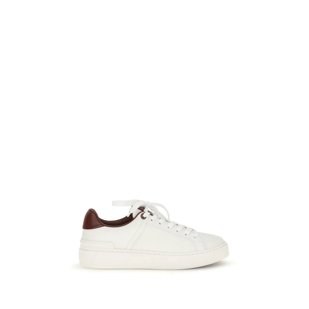 Sneakers de sport Balmain en cuir de veau blanc Bos Taurus