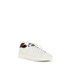 Sneakers de sport Balmain en cuir de veau blanc Bos Taurus