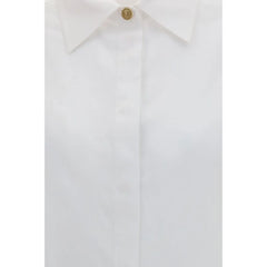 Balmain White Cotton Dress Shirt