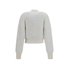 Balmain White Viscose Bomber - IT36 | XS