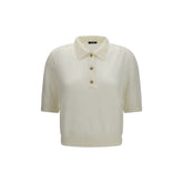 Balmain Vit Ull Oves Aries Polotröja