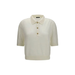 Balmain White Wool Oves Aries Polo Shirt
