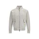 Baracuta White Polyester Bomber