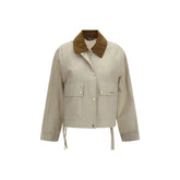 Barbour Beige Cotton Rain Coat